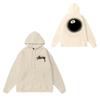 Mens Oversized Hooded Sweatshirt With Letter Print Heavyweight Cotton Winter Streetwear Style