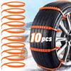 10/20PCS Car Tire Chains Winter Snow Anti-Skid Tyre Cable Ties Auto Outdoor Snow Tire Tyre Anti Skid Chain Emergency Accessories