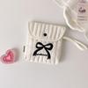 Menstruation Towel Storage Embroidery Cherry Cosmetic Bag Bowknot Bow Makeup Bag  Girls