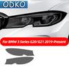 Autocollant TPU Noir Fumée Film Protecteur Phare de Voiture Pour BMW F40 F22 F44 F30 F31 G20 F34 F32 F36 F10 G30 F06 F07 F12 F01 G11