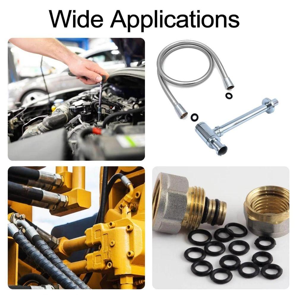 1500Pcs 24 Sizes Rubber O-Rings Gasket Sealing Air Conditioning Compressor Seals Air Connections