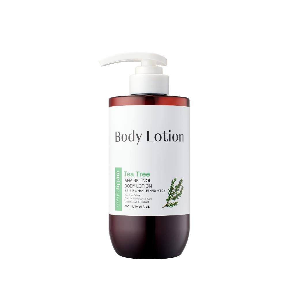 

Mixsoon Tea Tree AHA Retinol Body Lotion Smoothing & Texture Refining Moisturizer 500ml