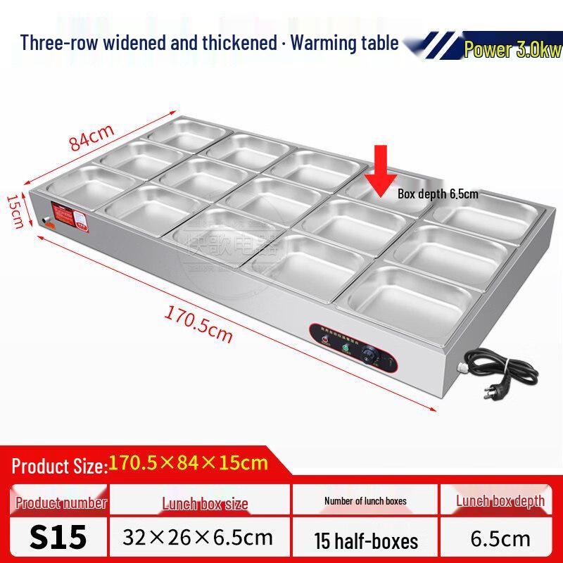 Commercial Fast Food Warming Table