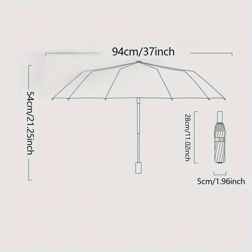 1pc-Mini Folding Automatic Umbrella Portable Windproof Light Children Parasol Umbrella Anti UV Rain Sun Umbrella