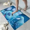Blue Clues Room Mats Cheaper Anti-slip Modern Living Room Balcony Printed Welcome Rug
