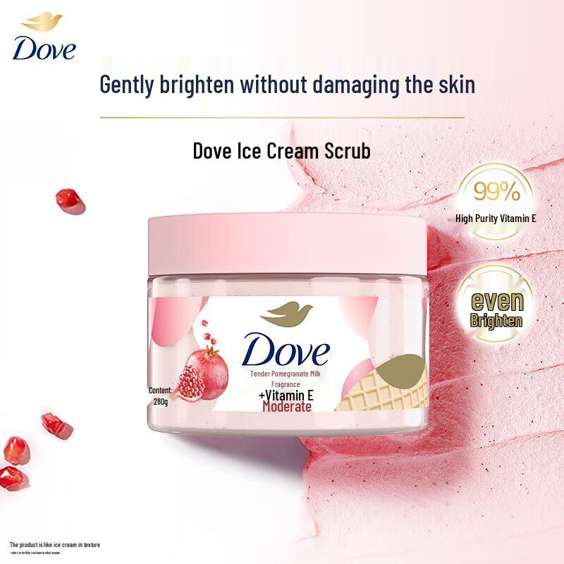 DOVE Pomegranate & Shea Butter Ice Cream Body Scrub