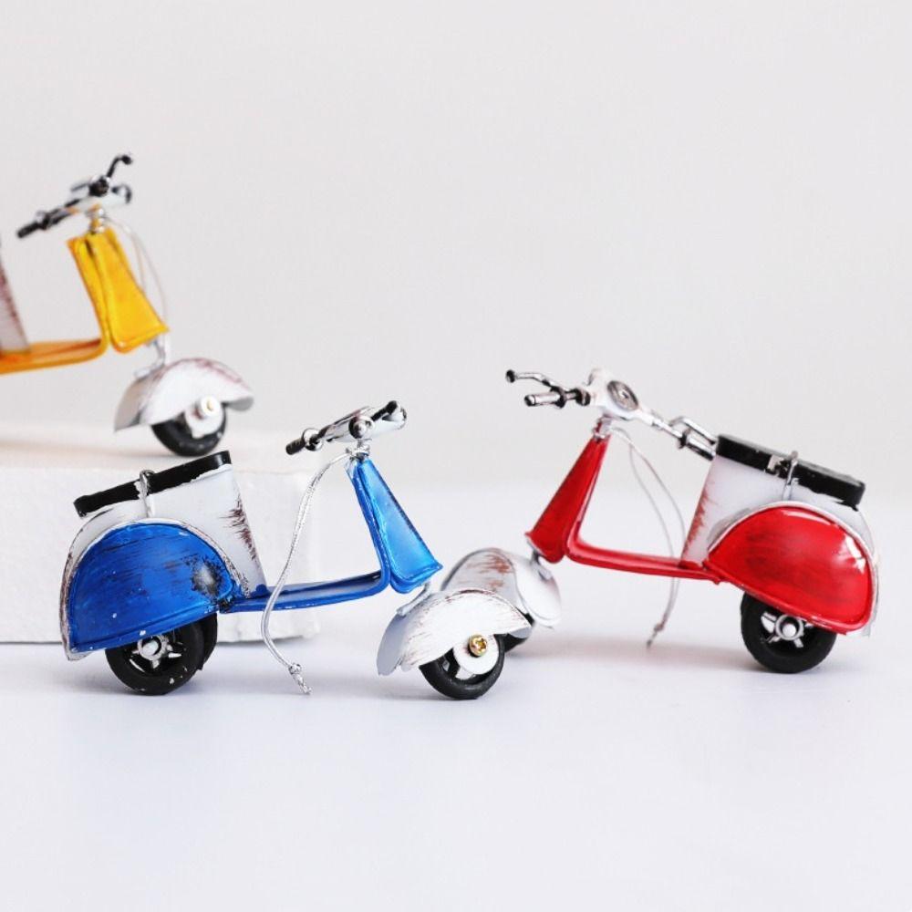 Simulation Small Motorcycle Statue Mini Iron Vehicle Motorcycle Model Motorcycle Model Kids Gifts
