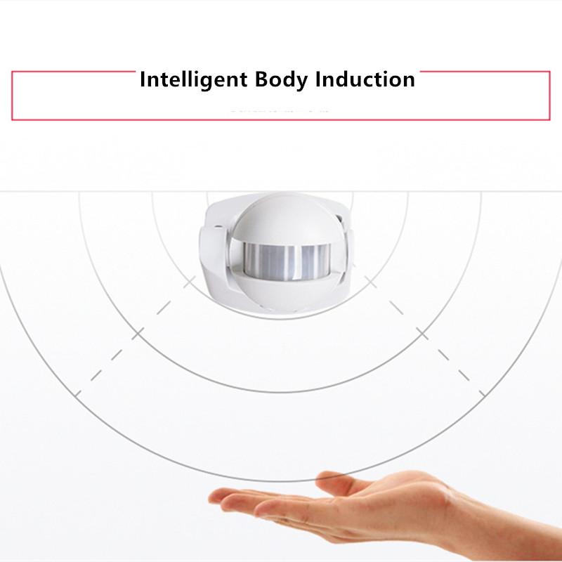 AC 220V-240V 110V 180 Degree Outdoor IP44 Security PIR Infrared Motion Sensor Detector Movement Switch Max 12m 50Hz 3-2000LUX