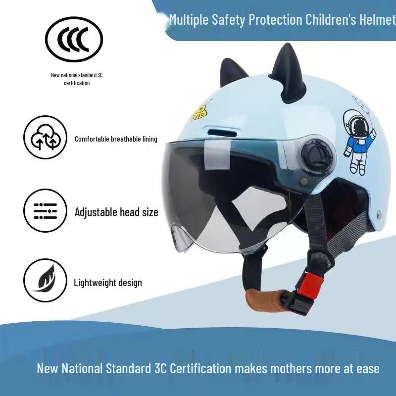 Kindersicherheitshelm 3C-Standard für Elektroroller - Universell passend für alle Jahreszeiten