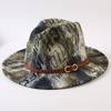 New European and American style letter printing fashion top hat men's and women's fashion jazz hat sunscreen sun hat