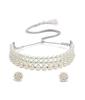 Beautiful Pearl Multilayer Beaded Choker Necklace Set for Women