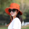 Unisex Wide Brim Large Fisherman Hat Double-sided Folding Fishing Hat UV Protection Summer Sunscreen Cap Panama Hat