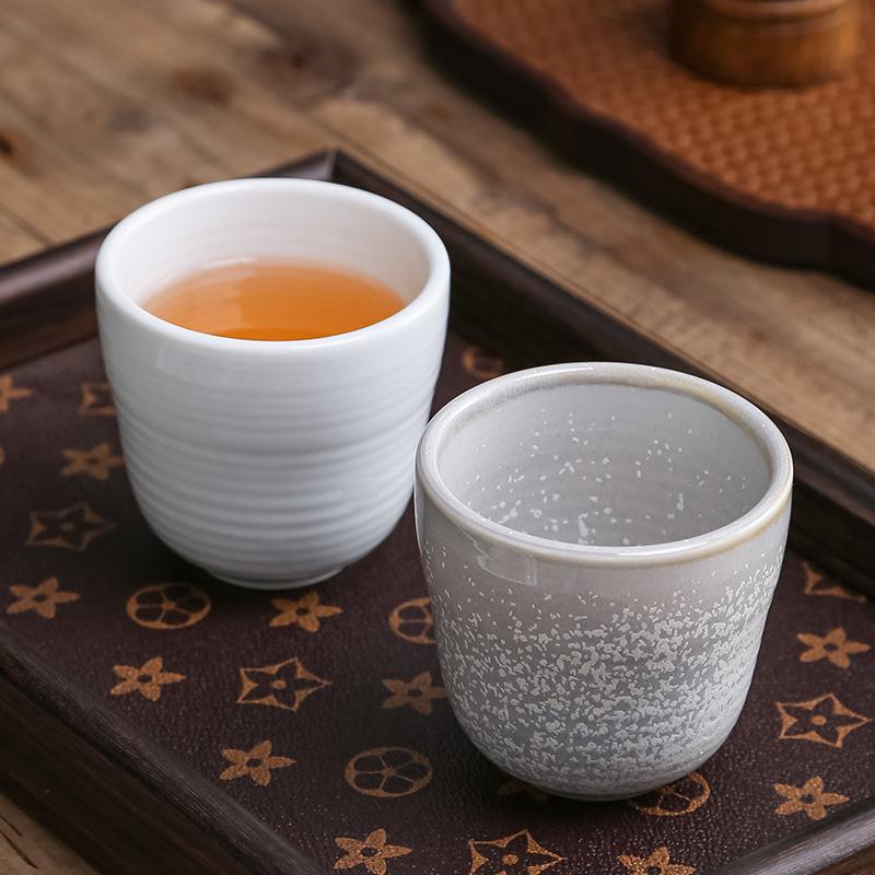 Japanese Tea Cup Ceramic Hand Brewed Coffee Cup Water Cup Ice American Coffee Cup Household Ceramic Cup