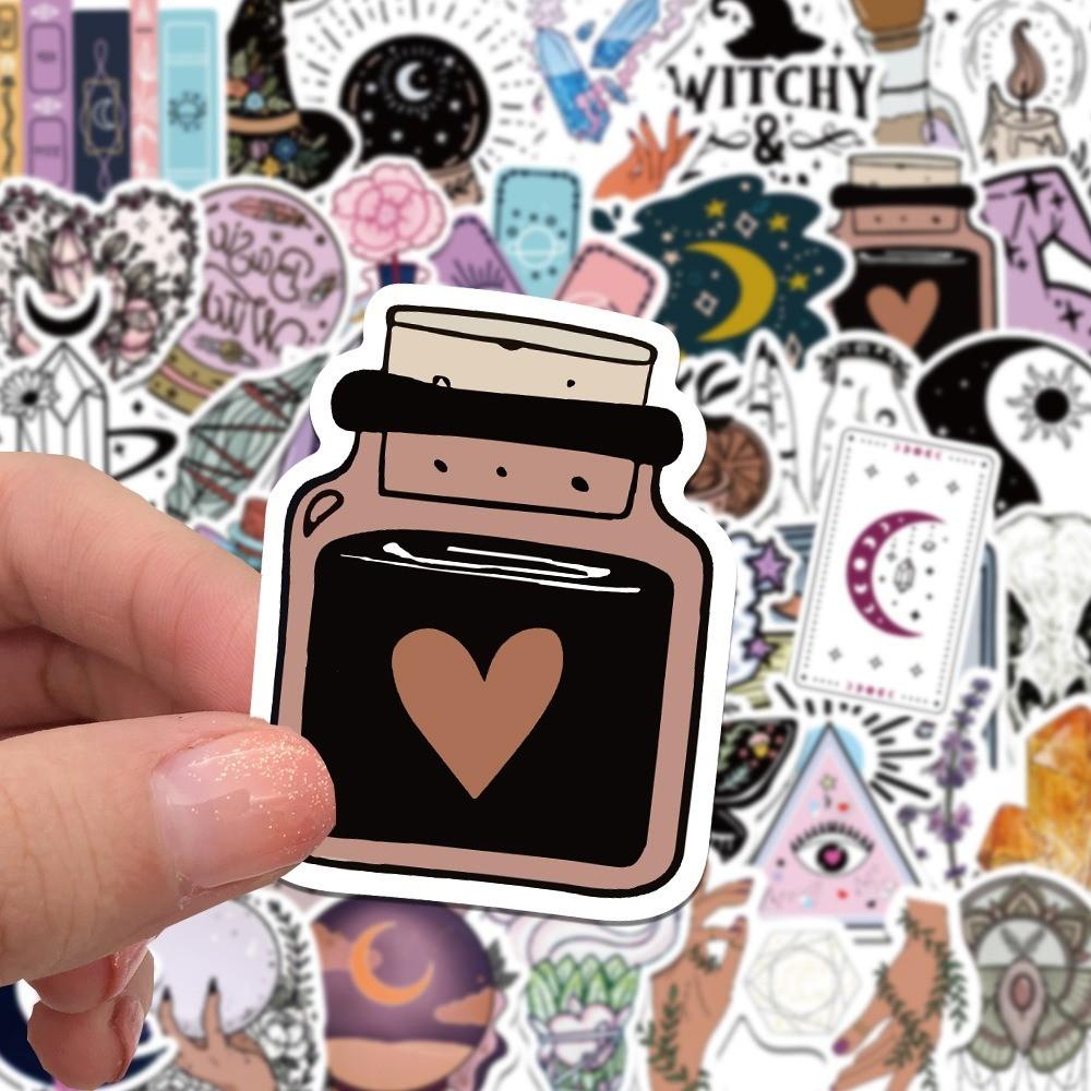 50Pcs Bohemian Wizard Series Doodle Stickers For Luggage Skateboard Notebook Phone Case Sticker Story Store