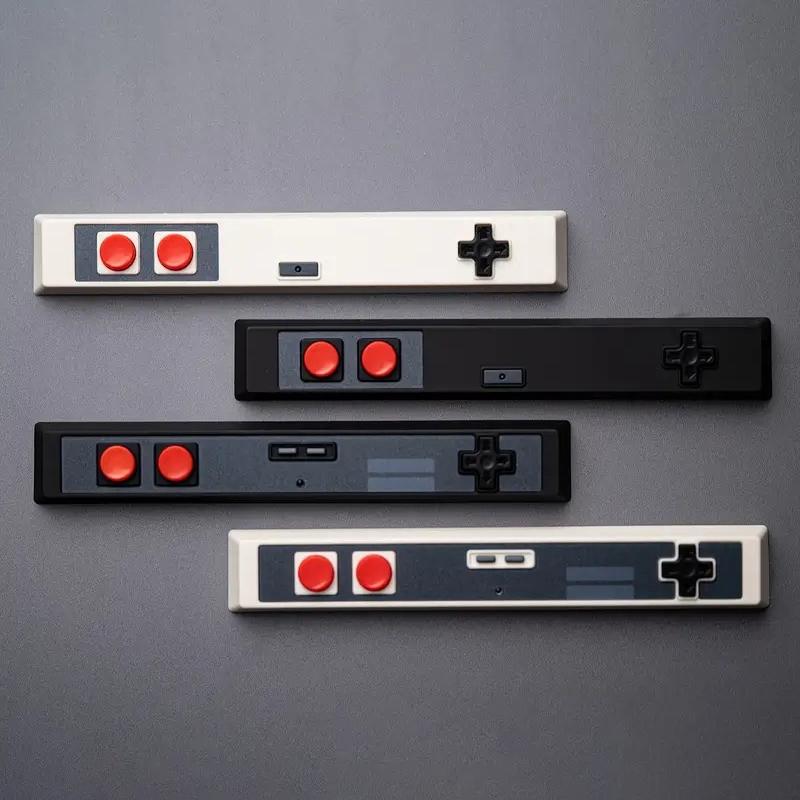 Retro Gamepad Keycap 6.25U Leertaste Artisan Keycap ABS Material Für MX Schalter Für Gaming Mechanische Tastatur Schwarz Weiß