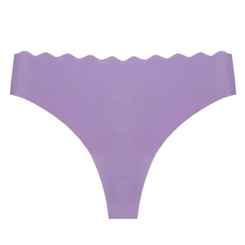 Dam Vår Sommar Enfärgad Utskuren Våg Midja Helkropp Låg Midja Osynliga Trosor