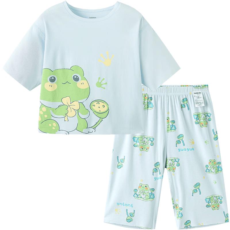Balabala Kids' Summer Viscose Blend Pajama & Lounge Set