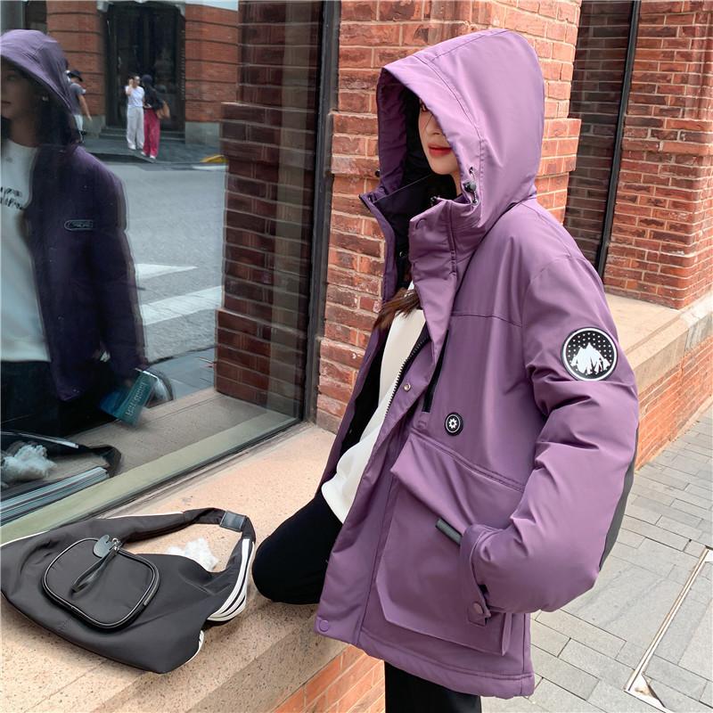 Down cotton-padded clothes, winter couple's clothes, new tooling, thickened jacket, cotton-padded jacket pie to overcome