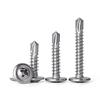 Bàngwò Stainless Steel Large Flat Head Self-Tapping Screws with Washer