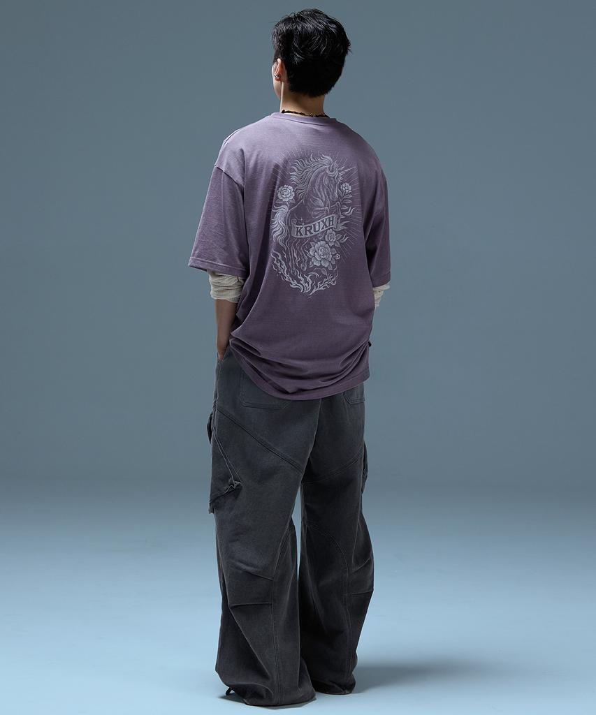 Keuleogsi Unicorn Pigment T-Shirt Purple