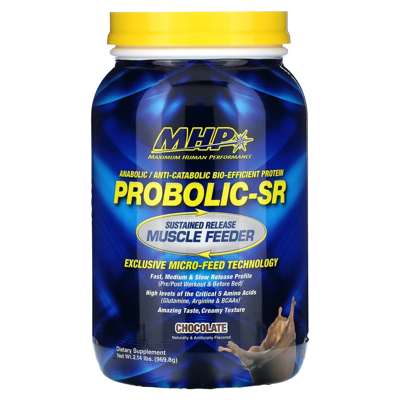 

MHP, Probolic-SR, chocolate, 969.8 g (2.14 lb)
