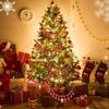 Christmas Bead Garland Merry Christmas Holiday Bunting Garland Vintage Enamel Bead Decoration for Home Tree Decor