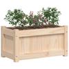 Vidaxl Donica Ogrodowa, 60X31X31 Cm, Lite Drewno Sosnowe
