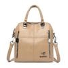Faux Leather Backpack Women's Bag 2026 New Korean Shoulder Bag Casual Crossbody Bag Tide Tote