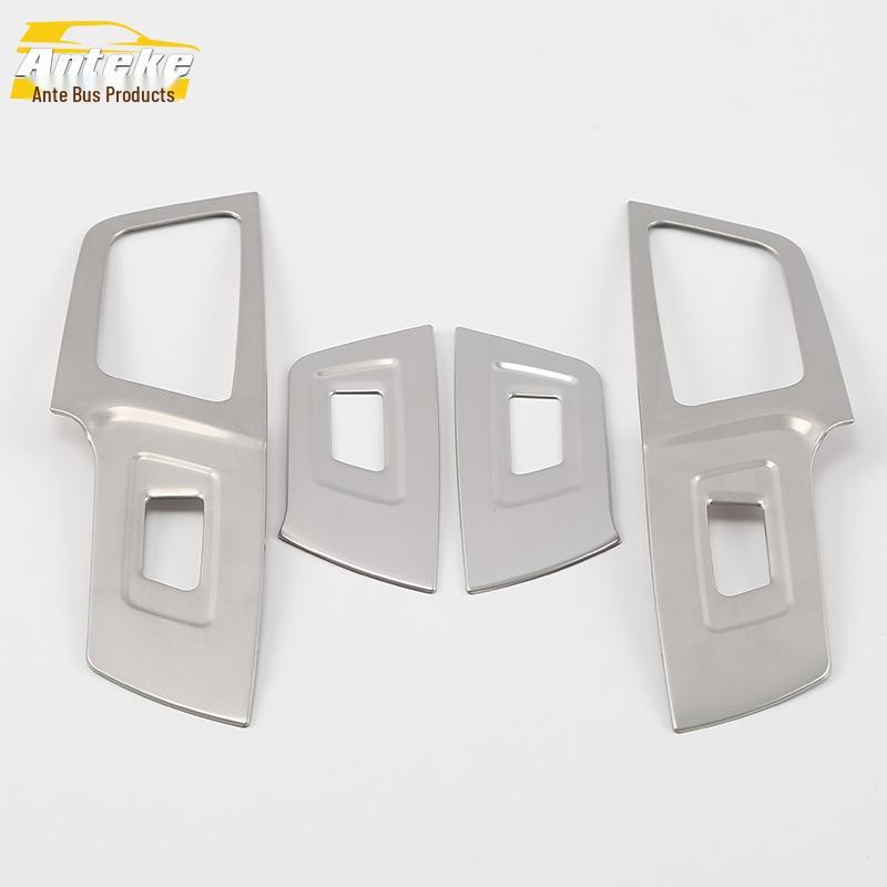

18 CC Glass Lift Decorative Panel & Window Armrest Switch Frame Sticker