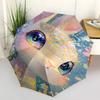 1pc animal Umbrella Portable Folding Umbrella Iron Frame Hole Bone Structure Outdoor Home Umbrella
