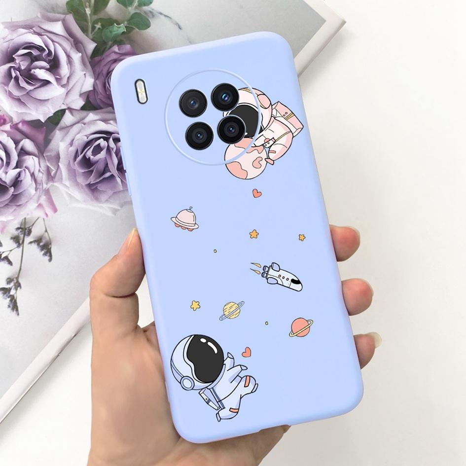 Astronaut Case For Honor 50 Lite Cover Huawei Nova 8i Funda Shockproo Soft Silicone Cute Back Cover on Nova8i Honor50 Lite Coque