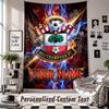 Wall Hanging Tapestry With Custom Name & Text, Southampton FC Decorative Tapestry For Bedroom