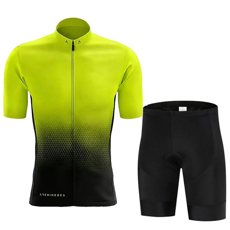 Team Men Summer Short Sleeve Set Breathable Racing Sport MTB Bicycle Clothes Outdoor Bike Uniform 2026 Summer Breathable Cycling Suit Set