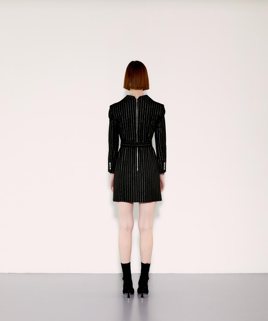 Chaenyuyog Vivi Tailored Jacket Dress [Black Gold]