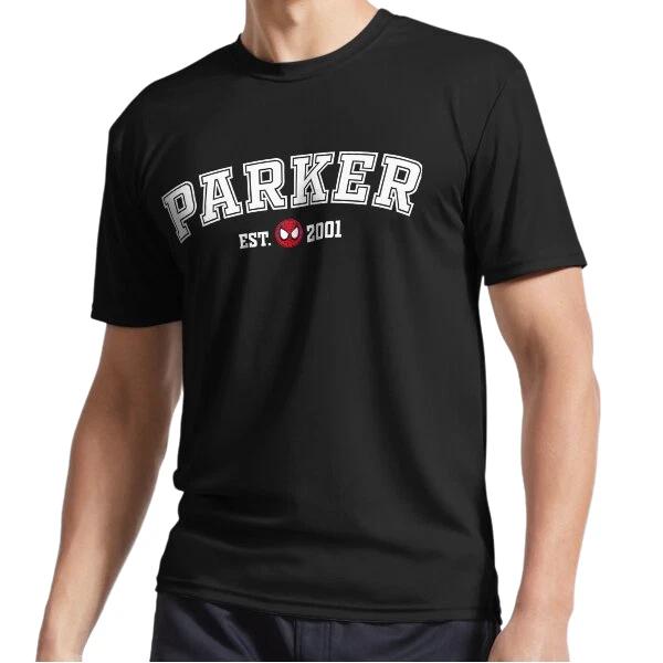 

New Parker Est 2001 Active Logo T-Shirt Funny Size S to 5XL XL