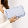 Large Capacity Striped Pattern Cosmetic Bag Striped Pattern Make Up Organizer  Travel Accessories