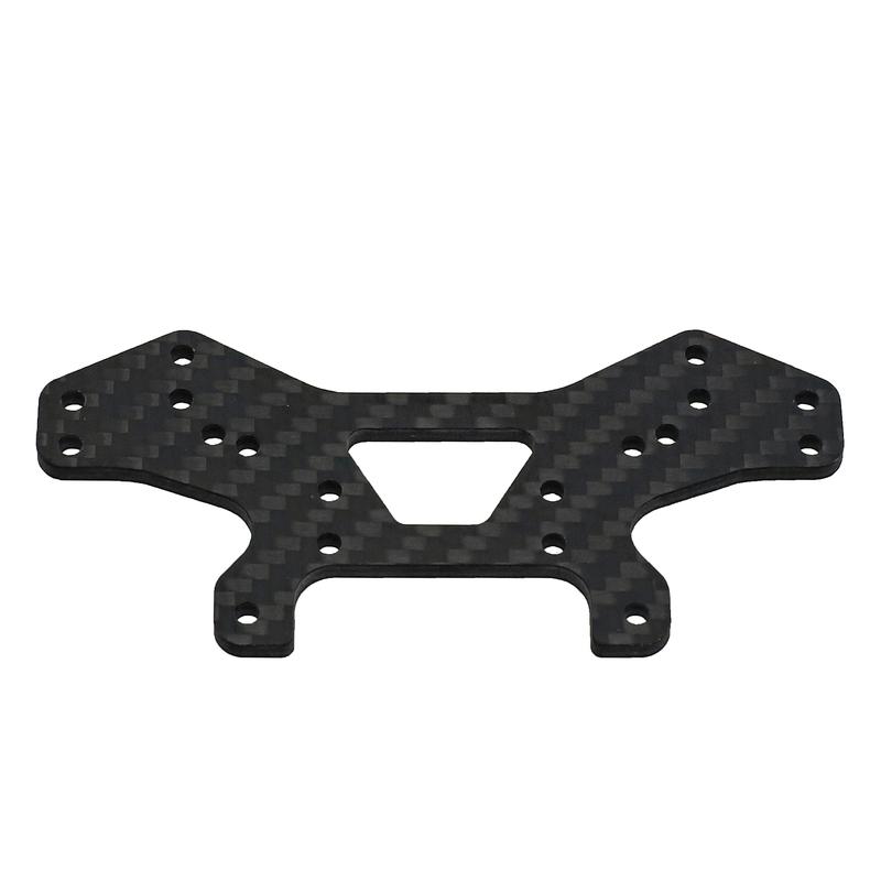 Carbon Fiber Shock Tower Plate for MJX Hyper Go 10303 10304 – Front & Rear Suspension Upgrade for 1/16 RC Car