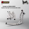 Compatible with DS900X: Stainless Steel Front and Mid Exhaust Sections for Seamless Installation