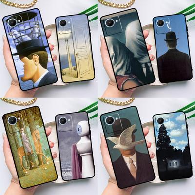 Husa Rene Magritte pentru Realme C55 C33 C31 C35 C30 C11 C15 C25s C21Y GT Neo 5 3T 2T 8 9 10 11 Pro Plus