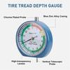 Tire Tread Depth Gauge Dial Type Tire Tread Depth Gauge Professional For Motorcycle Car Truck & Bus Easy Reading Dial