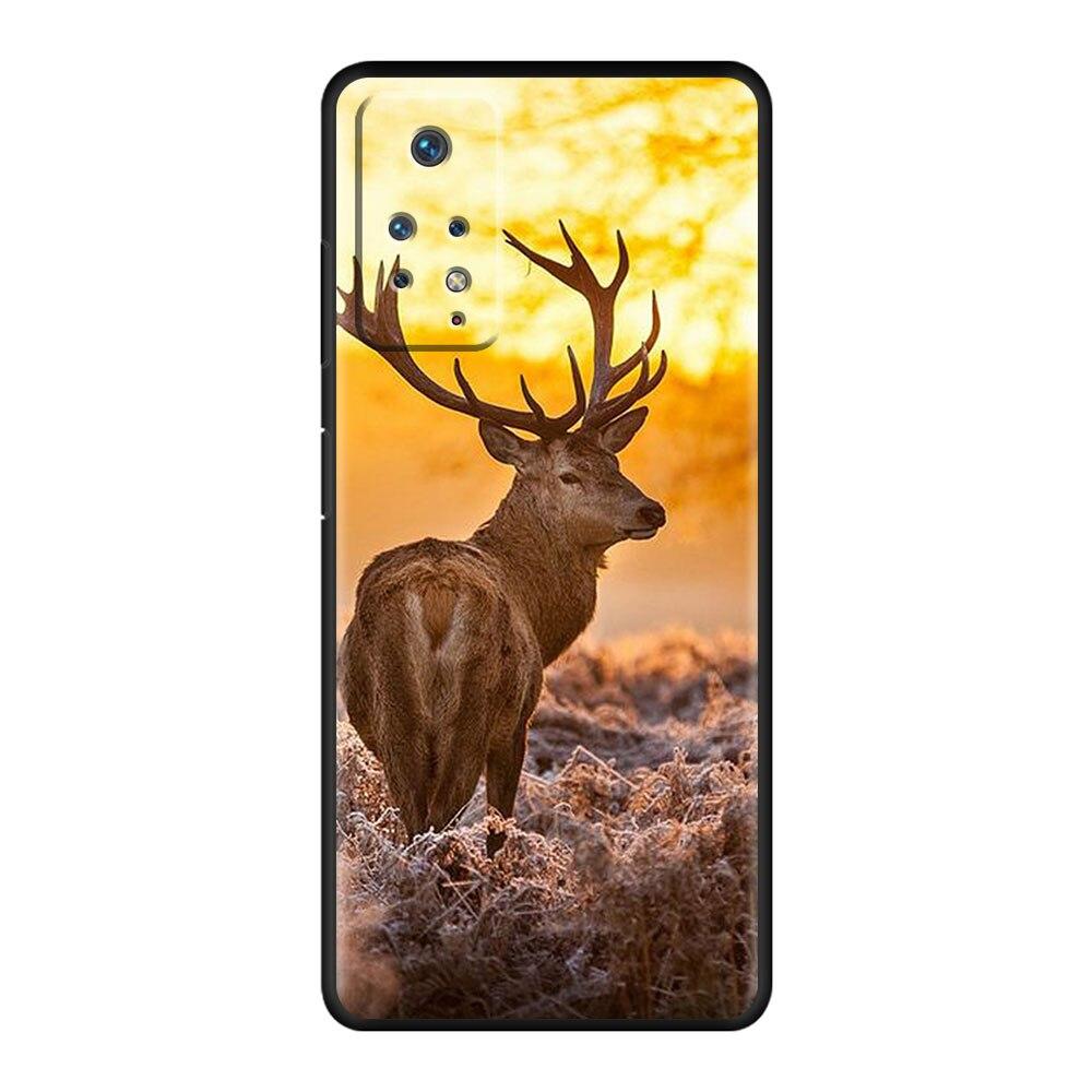 Husă de Telefon Mobil Rezistentă la Șocuri Pentru Xiaomi Redmi 9S 9A 11 Pro K40 9 9T 8 10 7 9C 8T K40S 10C Camuflaj Vânătoare de Căprioare