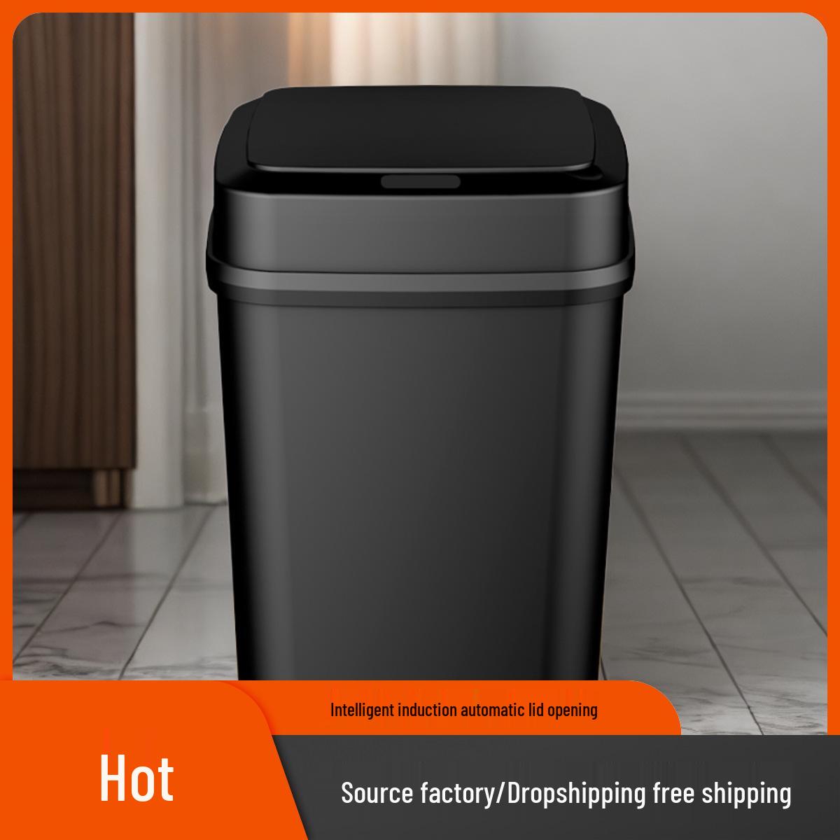 

Розумне відро для сміття з кришкою для дому - Автоматичне сортування, Ідеально для кухні, ванної кімнати, спальні 13L