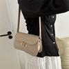 Chic Retro Stylish Women's Spring Small Square Bag Casual Shoulder Handbag In Black White Brown Beige