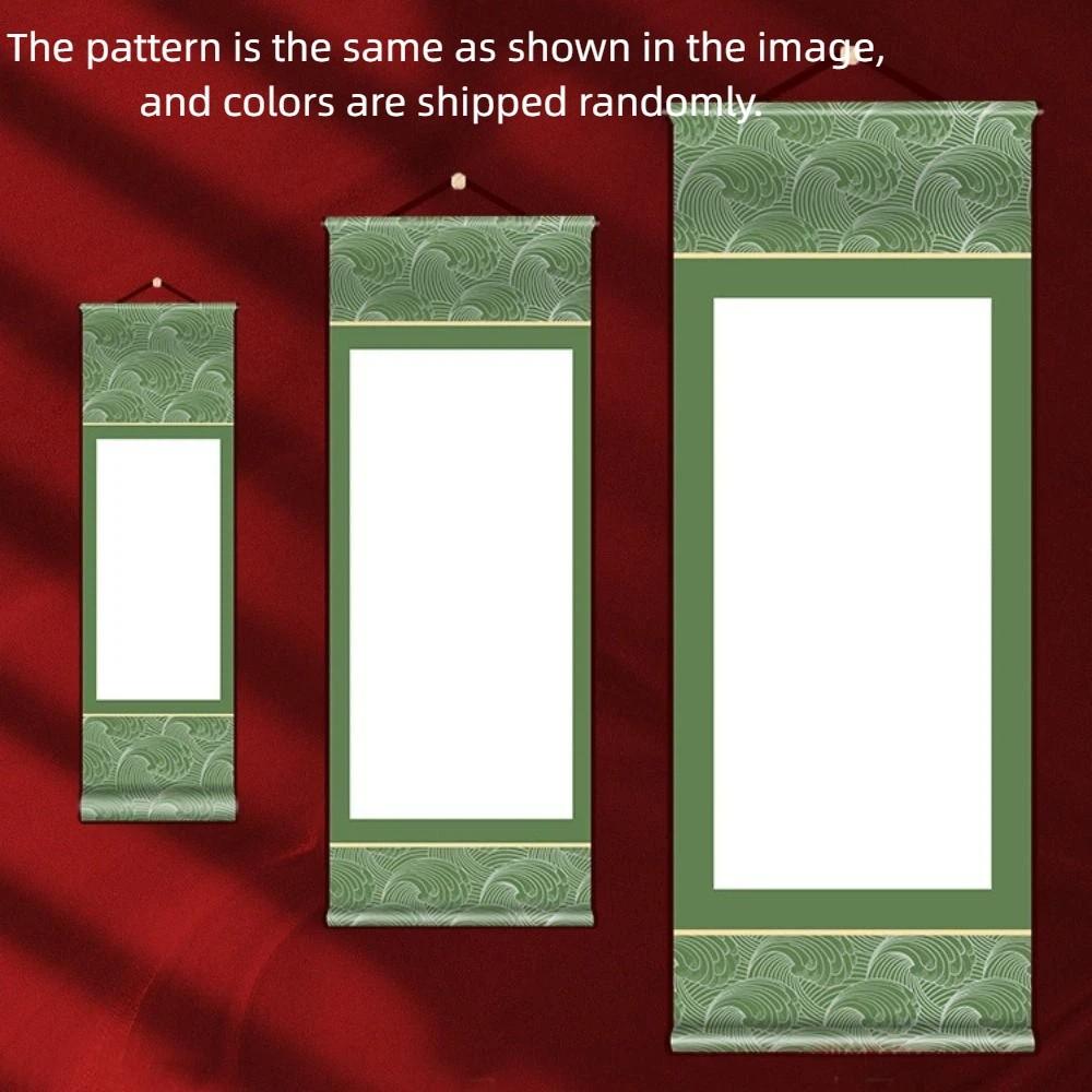 Painting Drawing Paper Blank Hanging Blank Scroll Calligraphy Paintings Mounting Scroll  Buddhists