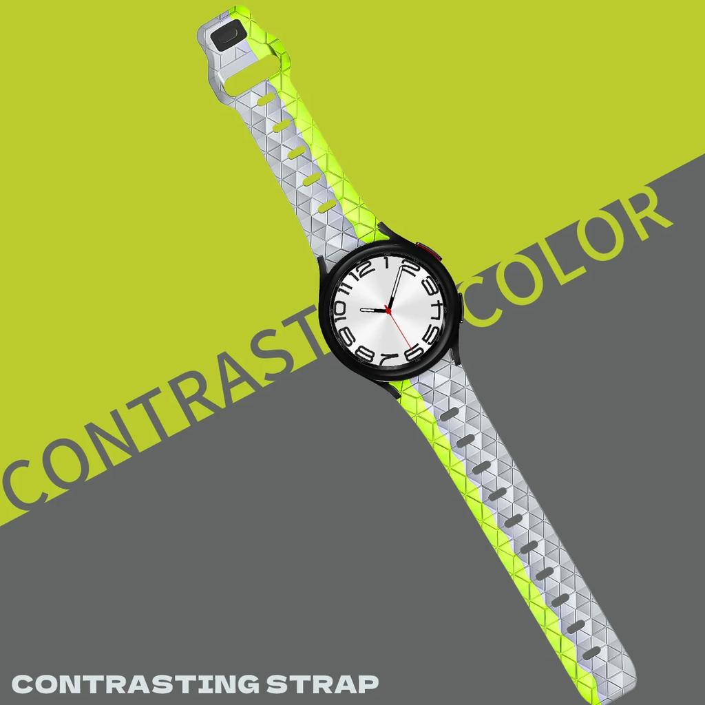 Silicone Band for Samsung Galaxy Watch 7 5 6 4 Classic 5 pro 44mm 40mm 47mm 43mm 46mm 45mm Bracelet Galaxy Watch6 watch4 strap