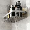 Bathroom Shelf Storage No Drill Wall Mounted Shampoo Bottle Shower Corner Rack Toilet Storage Rack Bathroom Kitchen Accessories