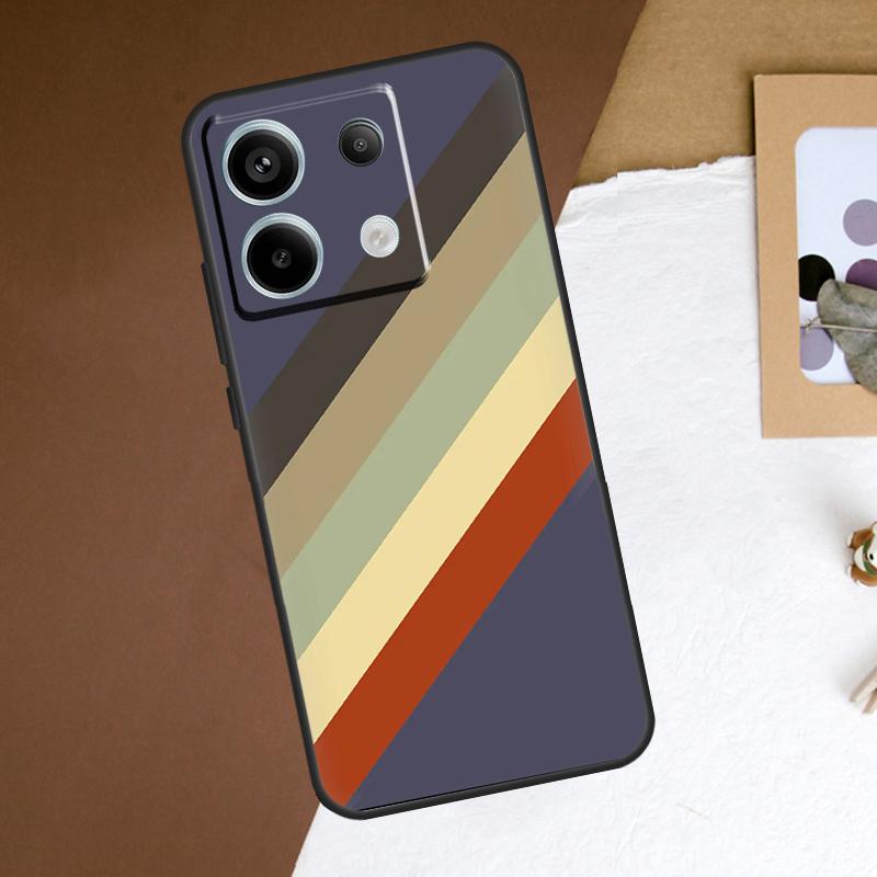 Retro Streifen Ästhetik Vintage Handyhülle Für Redmi Note 12 13 Pro Plus 9 10 11 Pro 9S 10S 11S 12S Redmi 10C 12C 13C Hülle