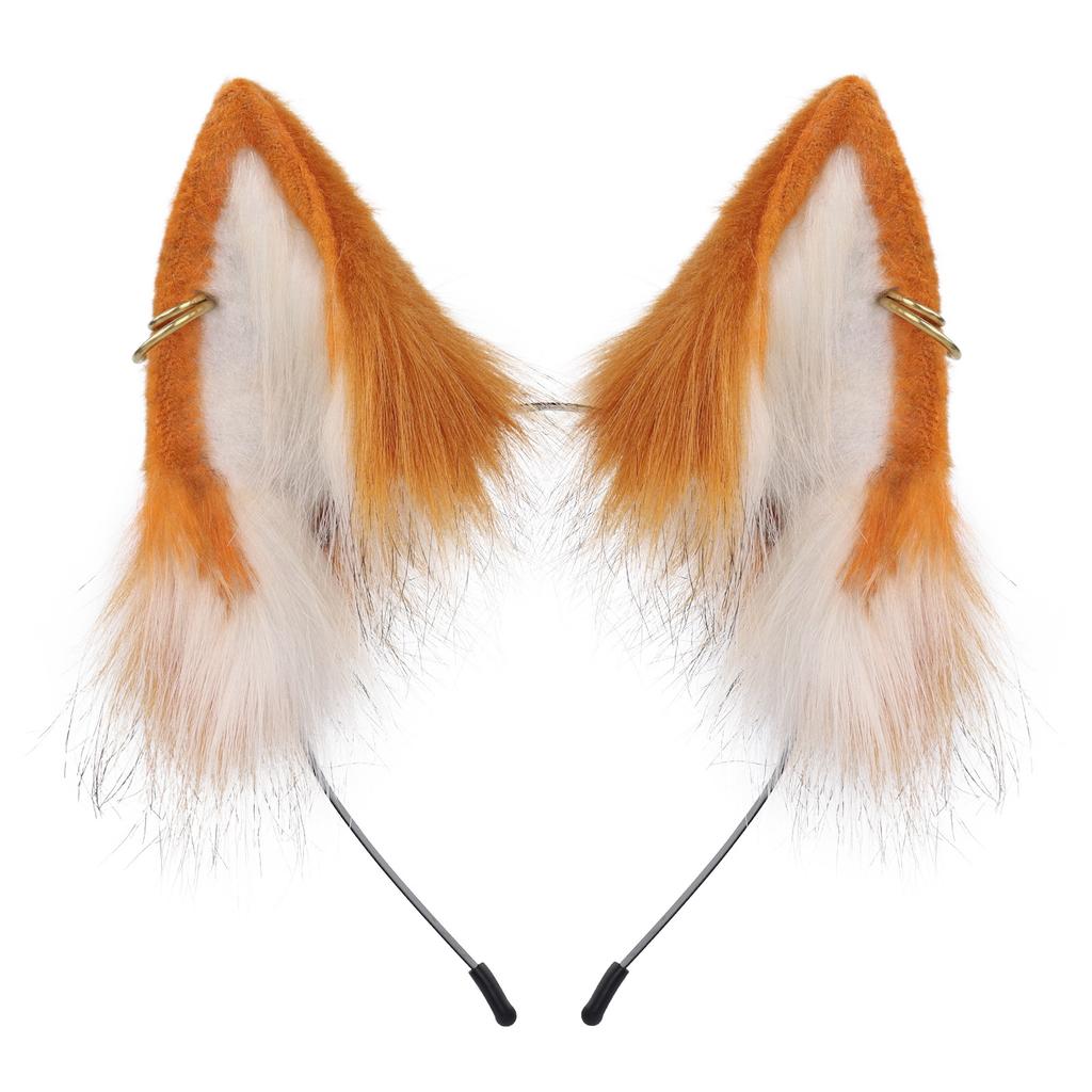 Bandeau Oreilles Pelucheuses Réalistes pour Accessoire de Costume Cosplay
