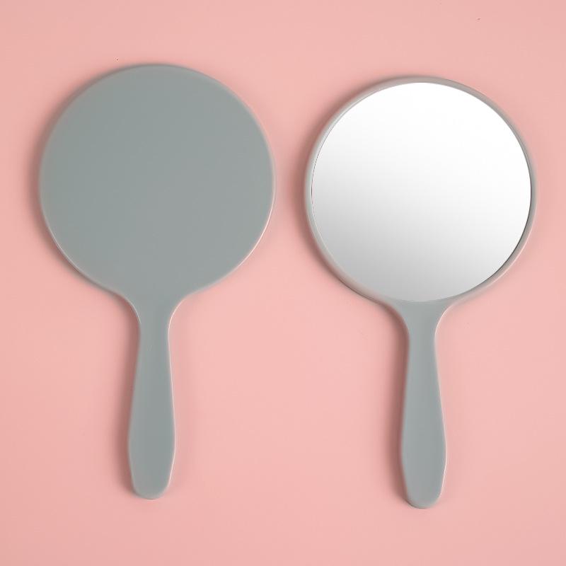 Customizable Cute Mini Handheld Round Makeup Mirror