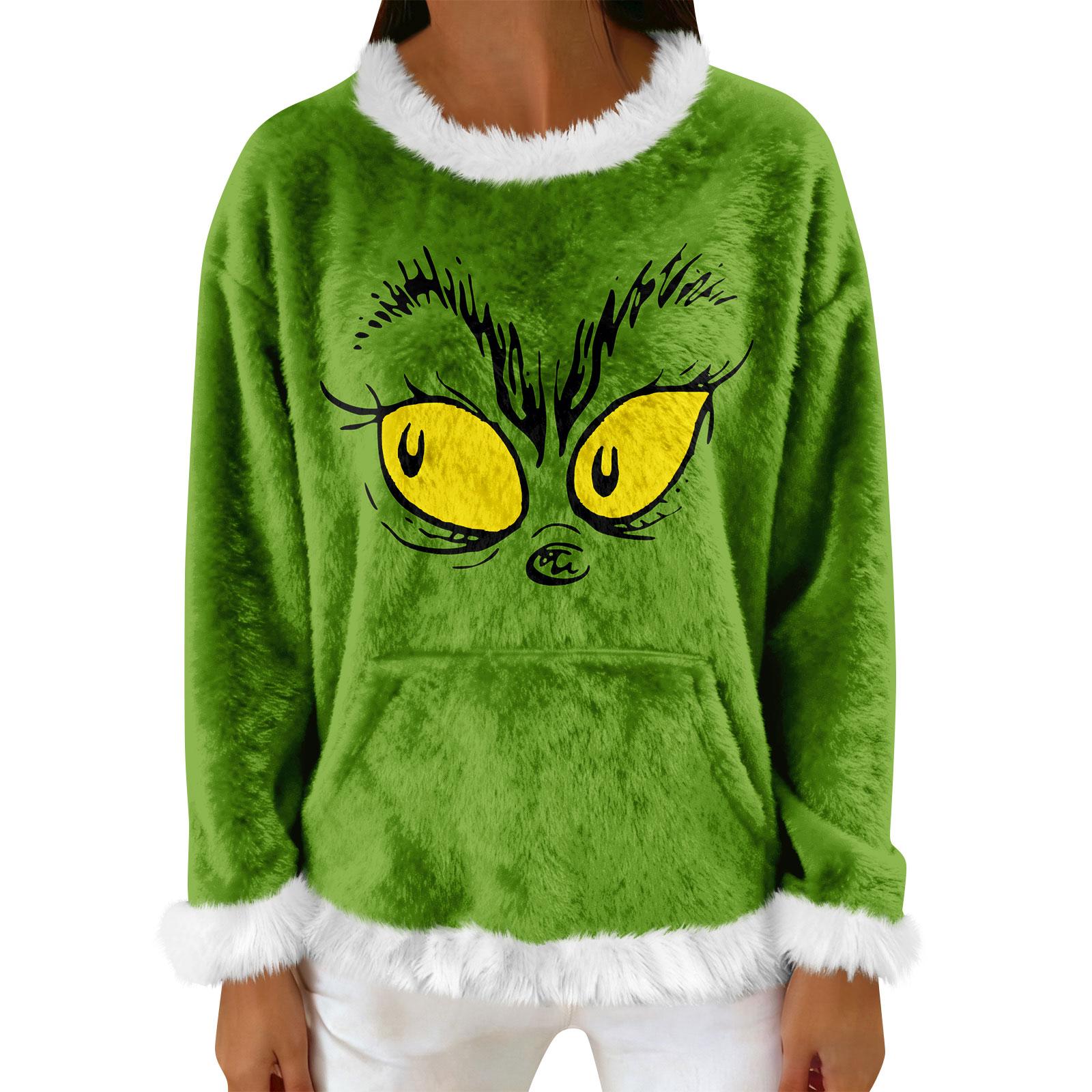 

Women s Casual Fleece Sweatshirt Long-Sleeve Round Neck Casual Comfortable Loose-Fit Lightweight Women s Flannel Sweatshirt L жовтий